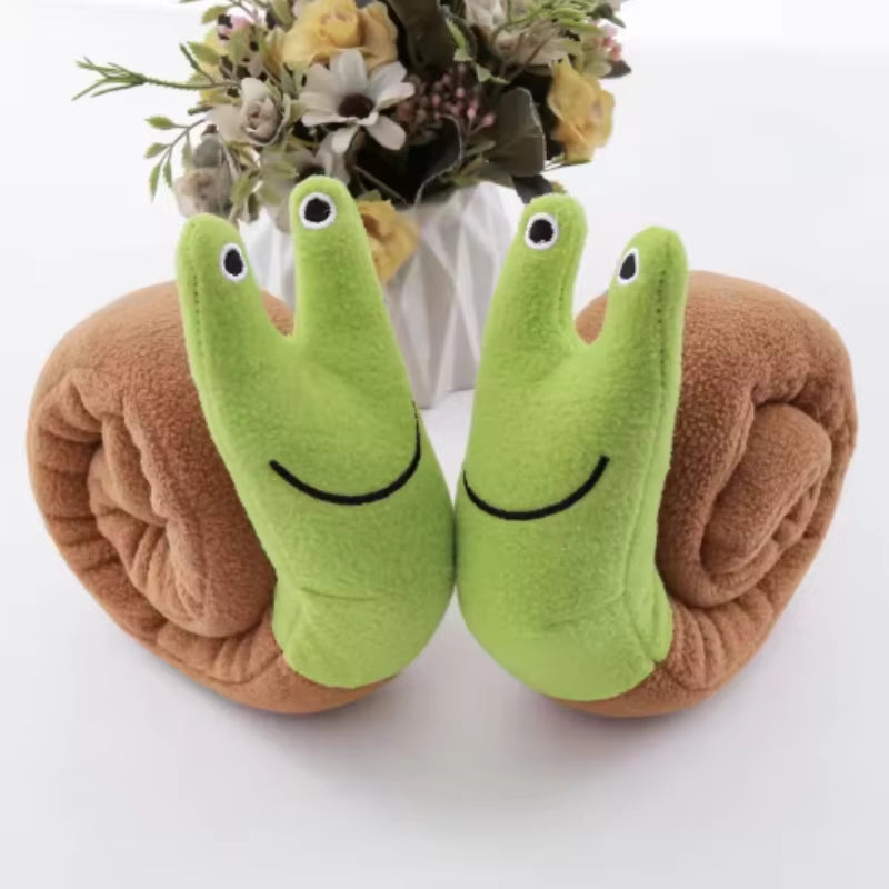 Snail Shaped Pet Toys for Dogs and Cats Odor Hiding Training Puzzles Fun Sniffing Mats - Interactive Play for Cats and Dogs