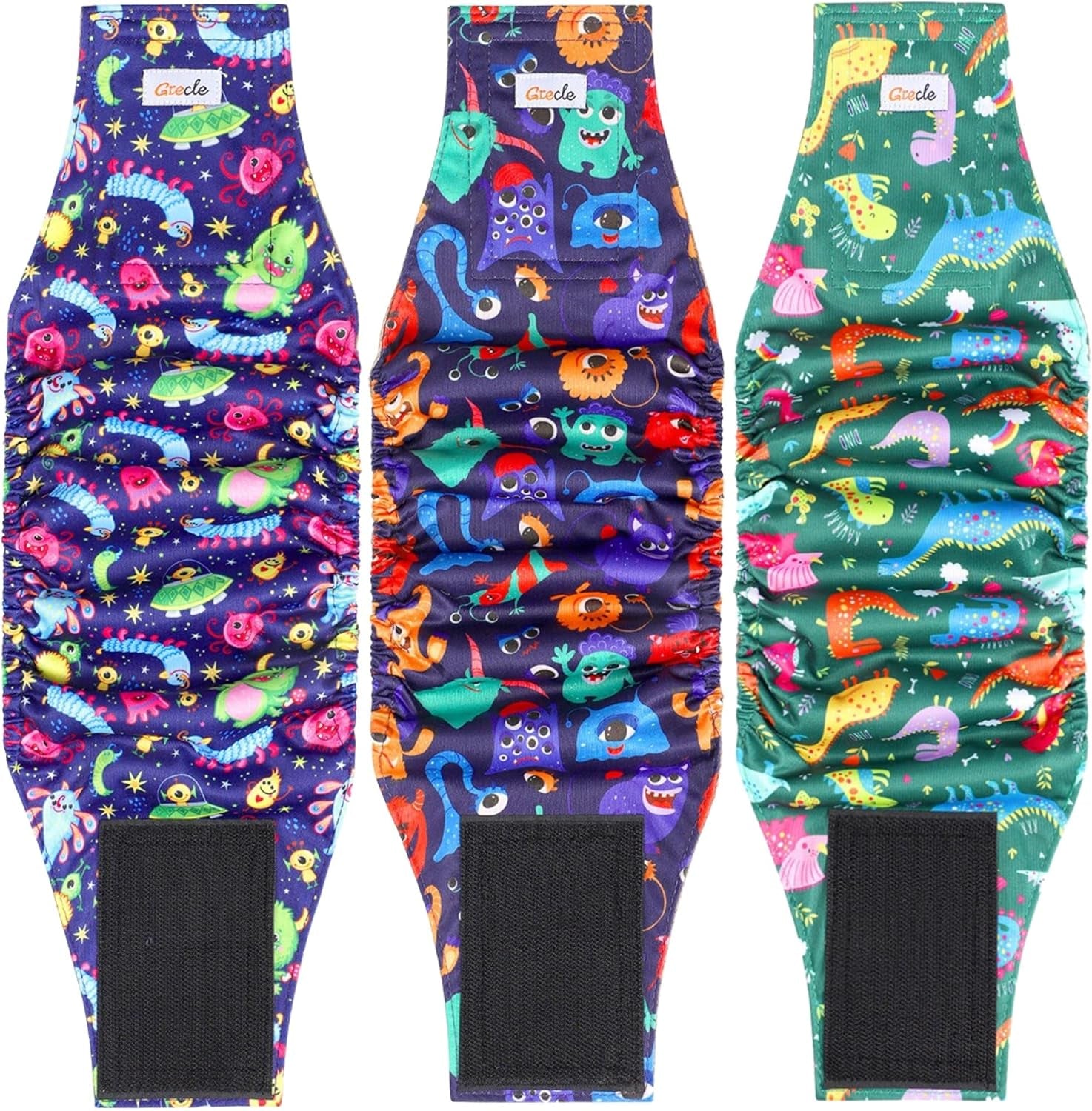 Reusable Dog Diapers Male 3Pcs, Premium Washable Belly Band for Male Dogs Xlarge, High Absorbing Male Dog Wraps for Doggie & Puppy in Incontinence, Excitable Urination and Training XL