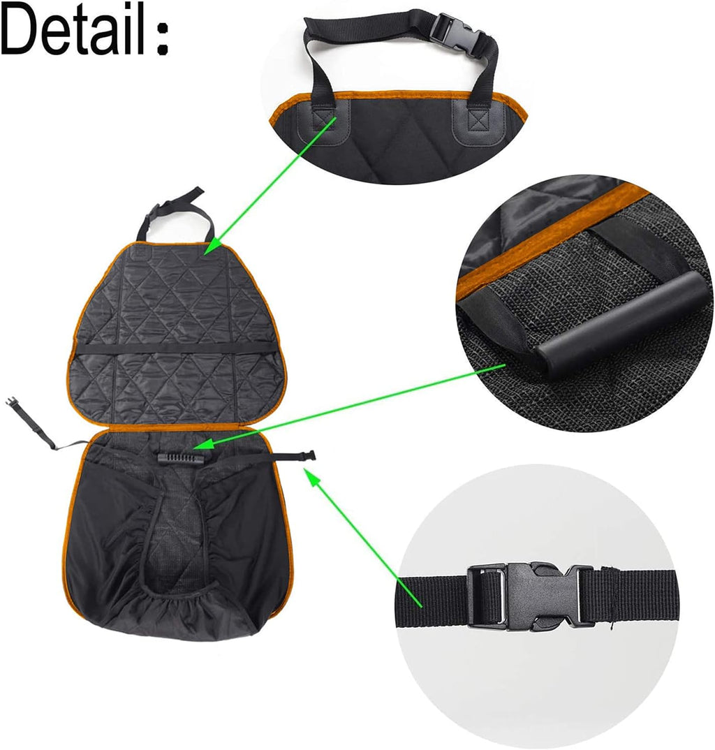 Dog Car Seat Cover for Cars Suvs Trucks, Thicked 600D Oxford Heavy Duty Waterproof Front Car Seat Covers for Dogs Durable Nonslip Padded Pet Car Seat Protector with Side Flaps, 2 Pack | Thicked 600D Oxford,Heavy Duty, Waterproof,Durable, Nonslip Padded Pe