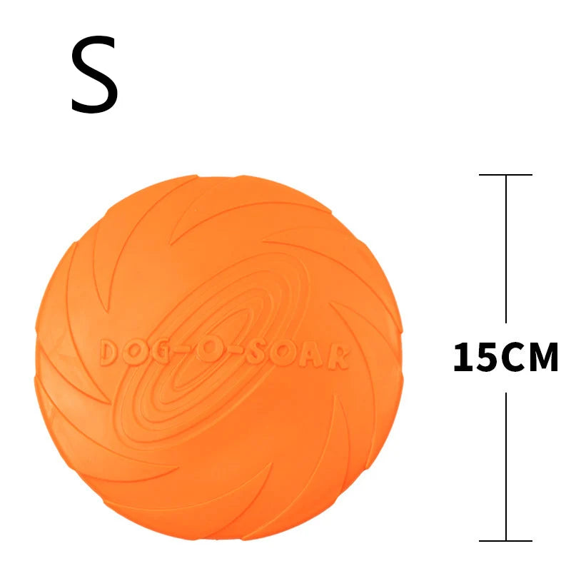 TPR Big Dog Training Toy Flying Discs Disk Interactive Pet Toys for Small Large Dogs Border Collie Labrador Mascotas Accessories