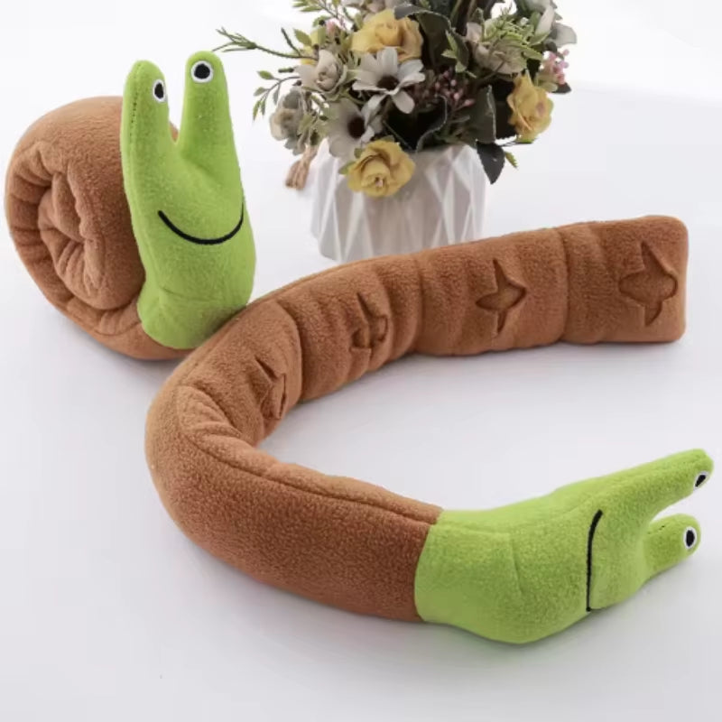 Snail Shaped Pet Toys for Dogs and Cats Odor Hiding Training Puzzles Fun Sniffing Mats - Interactive Play for Cats and Dogs