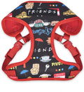 Friends the TV Show City Doodle Dog Harness for Small Dogs, Small (S) | Blue Small Dog Harness, No Pull Dog Harness with D-Ring | Machine Washable Friends Merch for Dogs from Friends TV Show