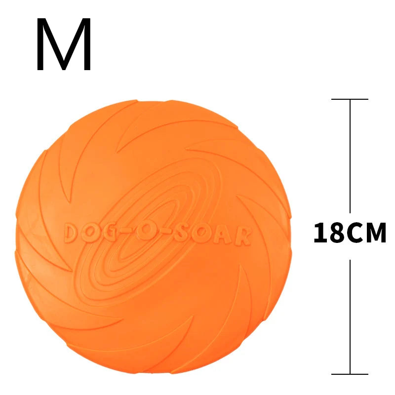 TPR Big Dog Training Toy Flying Discs Disk Interactive Pet Toys for Small Large Dogs Border Collie Labrador Mascotas Accessories